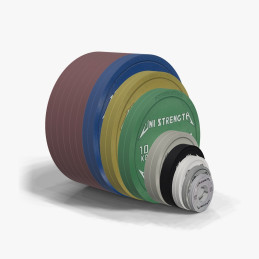 Set disques calibrés UF 259 kg Uni Strength, disques à l'échelle