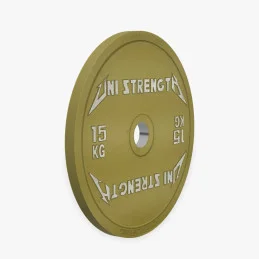 Disco calibrato UF 15 kg Uni Strength, vista a 55°