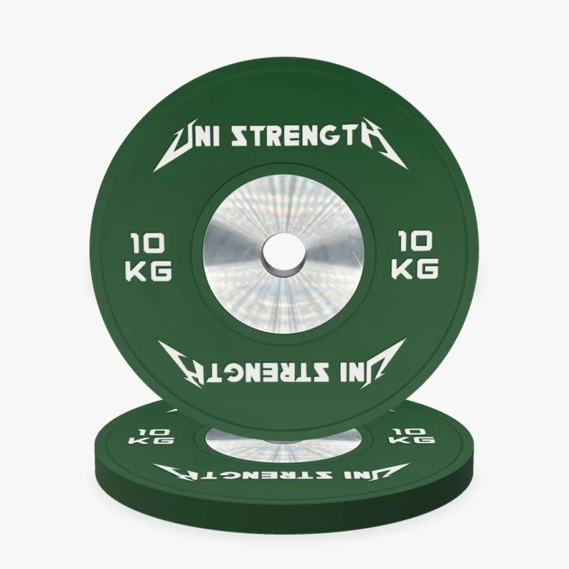 Bumper de compétition 25 kg rouge Uni Strength, vue à 55°