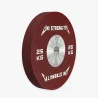 Bumper de compétition 25 kg rouge Uni Strength, vue à 55°