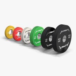 Pack dischi olimpici di precisione 11,25 kg Uni Strength
