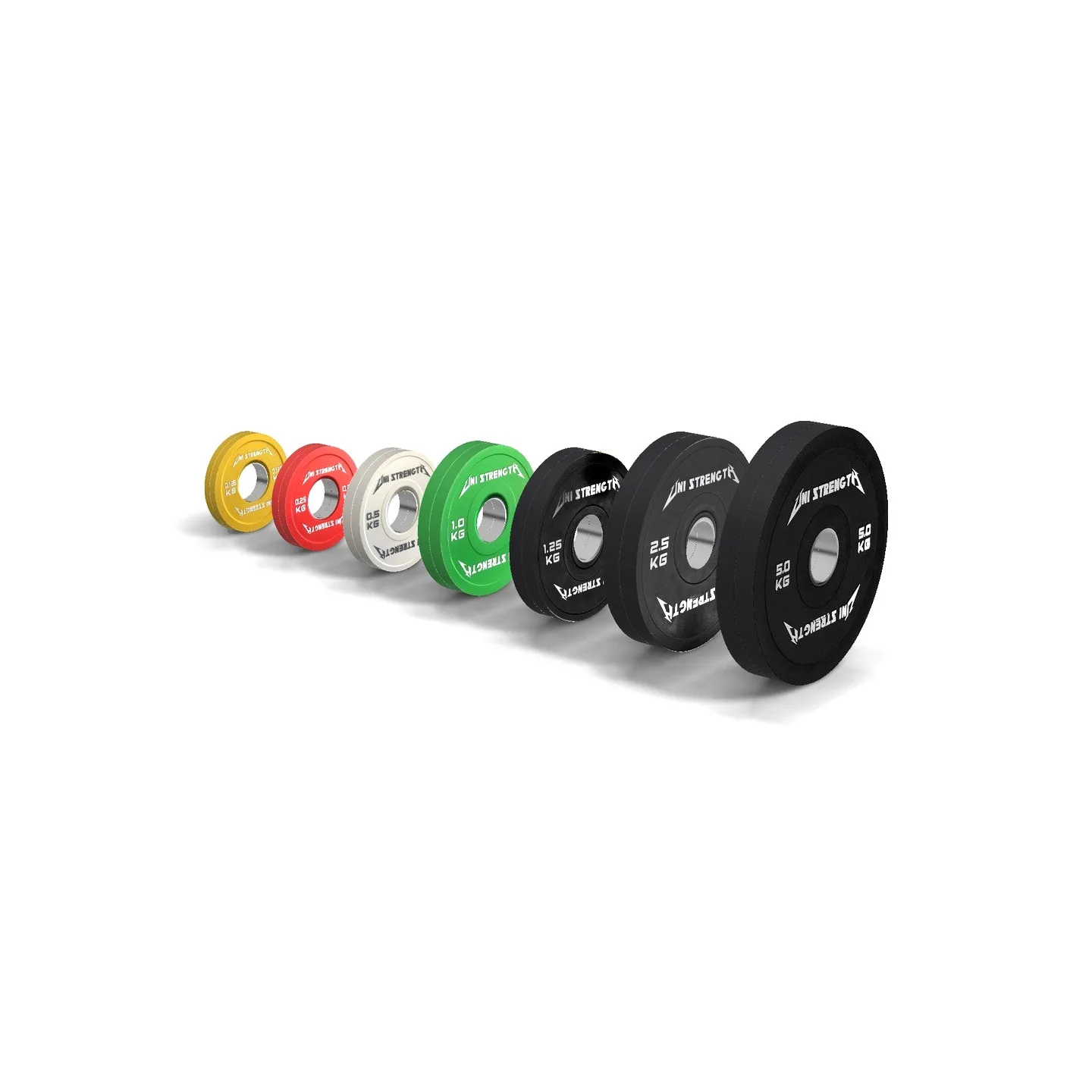 Präzisions-Olympia-Gewichte-Set 21,25 kg | 7 Paare 0,125 bis 5 kg - Ansicht 11