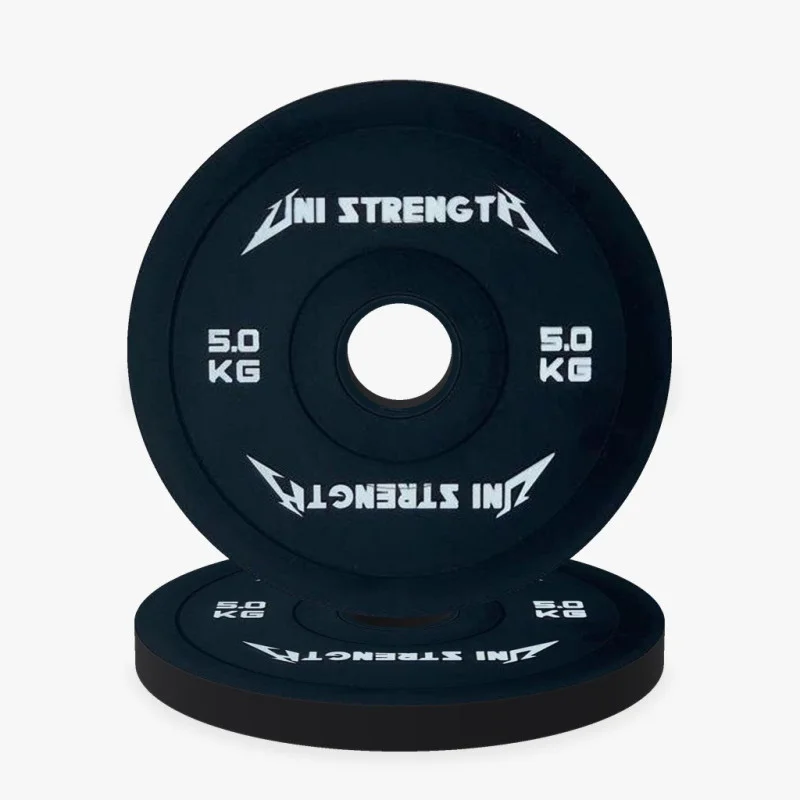 Poids olympique de précision 0,25 kg rouge Uni Strength, vue à 55°