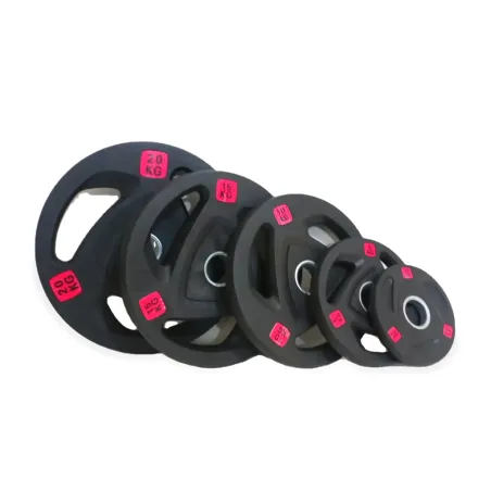 Disques de poids olympique 50mm de musculation en caoutchouc | Poids de Musculation 107,5 kg - vue 2