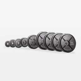 Set disques olympiques en fonte 227,5 kg
