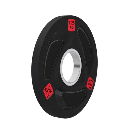 Olympic Weight Training Rubber Plates - view 3