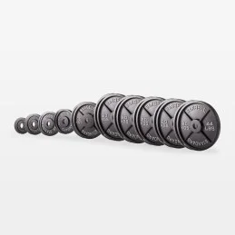 Cast iron Olympic plate set 267.5 kg
