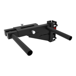 Station de dips réglable pour rack, 48,5 à 65 cm