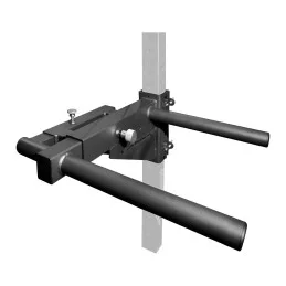 Station de dips réglable pour rack, 48,5 à 65 cm