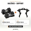 Titan 60 Adjustable Dumbbell Pack + Stand - 7.5 to 60 kg - view 3