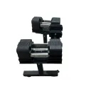 Pack mancuernas regulables Titan 60 + soporte - 7,5 a 60 kg
