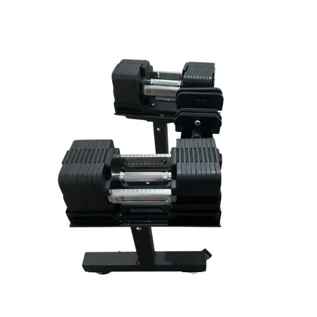 Pack mancuernas regulables Titan 60 + soporte - 7,5 a 60 kg