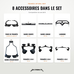 Optimal Grip, Weight Training Grips Set (view 4)