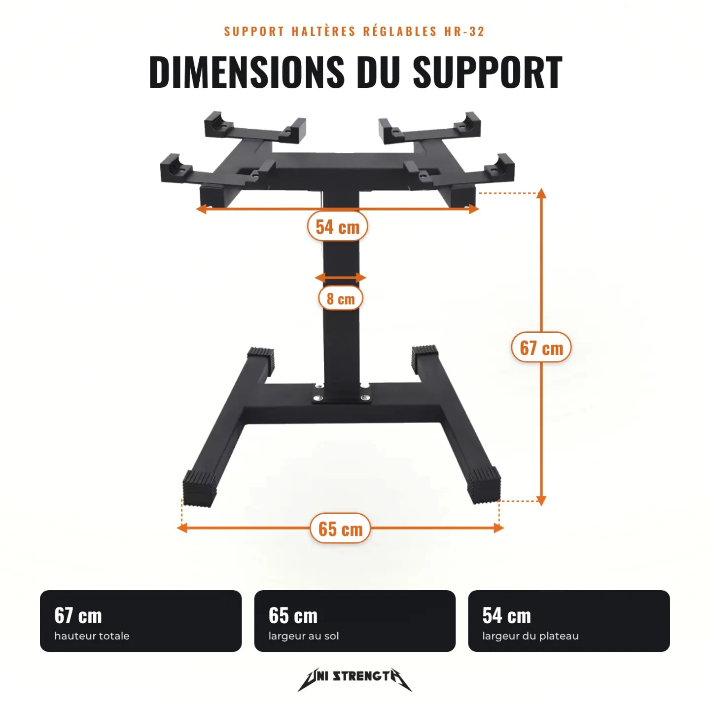 Pack: Par de mancuernas ajustables de 2-32 kg - incrementos de 2 kg con soporte - vista 6