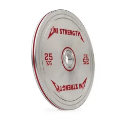 Disco calibrato cromato UF 25 kg, vista angolata