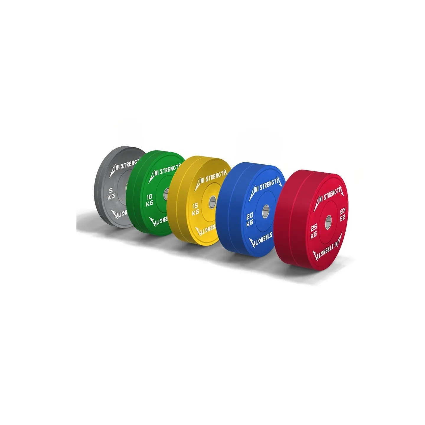 PACK Disques de poids Bumper Plate Multicolor Set 150 kg