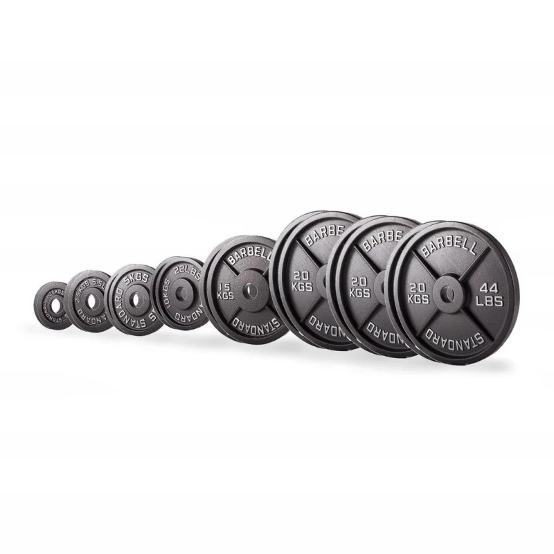 Cast iron Olympic plate set 187.5 kg