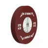 Bumper da competizione 25 kg rosso Uni Strength, vista a 55°