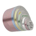 Set 357.5 kg UF Calibrated Plates - Chrome