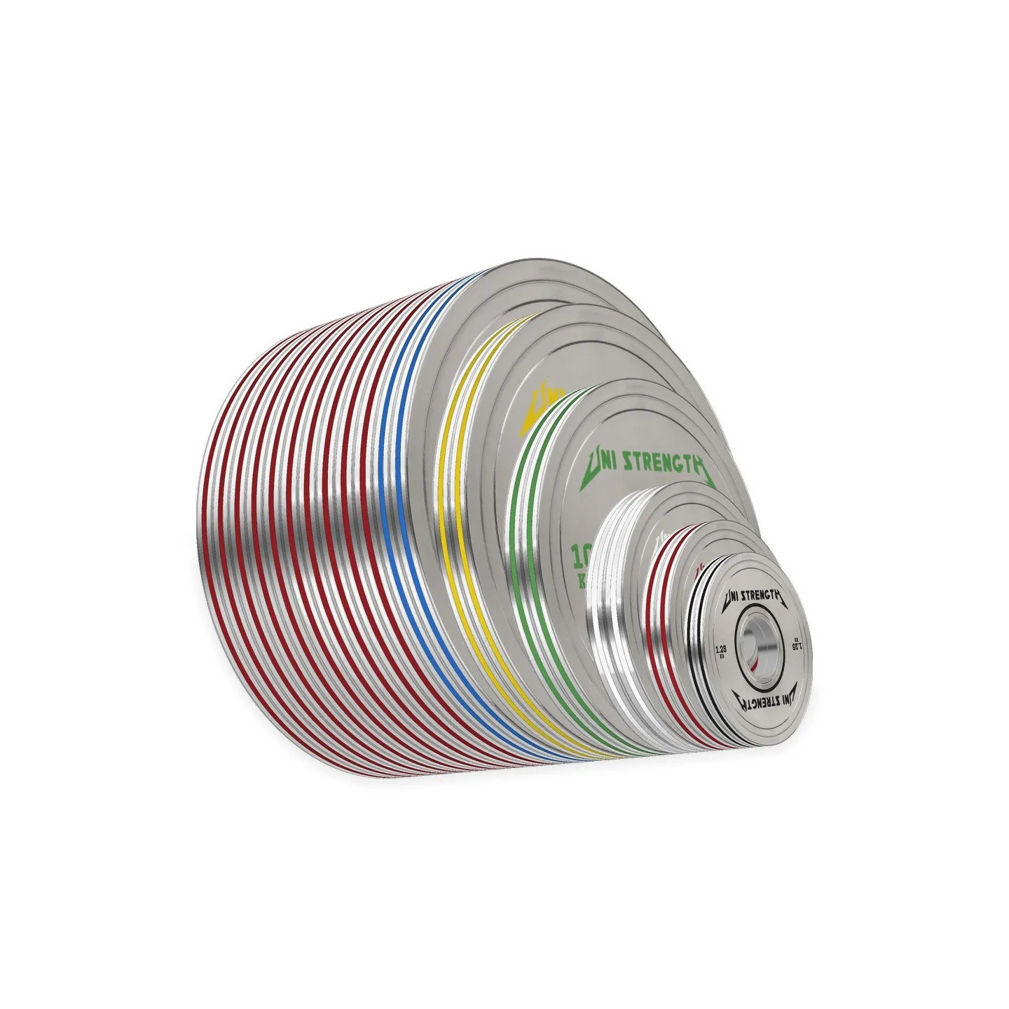Set 357,5 kg dischi calibrati UF - Cromati