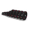 Set olympischer Tri-Grip-Gummischeiben 267,5 kg