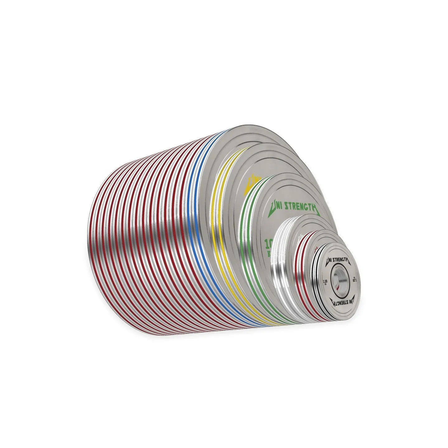457,5 kg UF kalibrierte Scheiben - Chrom