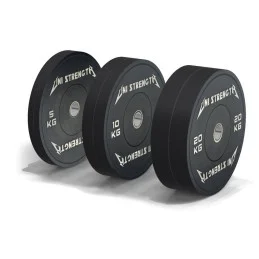 Set dischi bumper neri 70 kg Uni Strength
