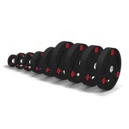 Tri-grip rubber Olympic plate set 227.5 kg