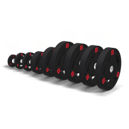 Set olympischer Tri-Grip-Gummischeiben 227,5 kg