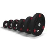 Set di dischi olimpici in gomma tri-grip 107,5 kg