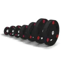 Dischi olimpici in gomma 50 mm - set da 147,5 kg