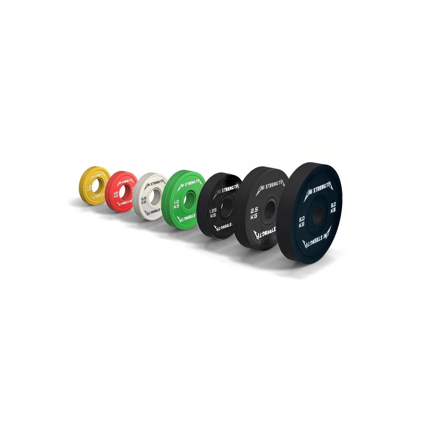 Pack Poids Olympiques de Précision 21,25 kg | 7 Paires 0,125 à 5 kg