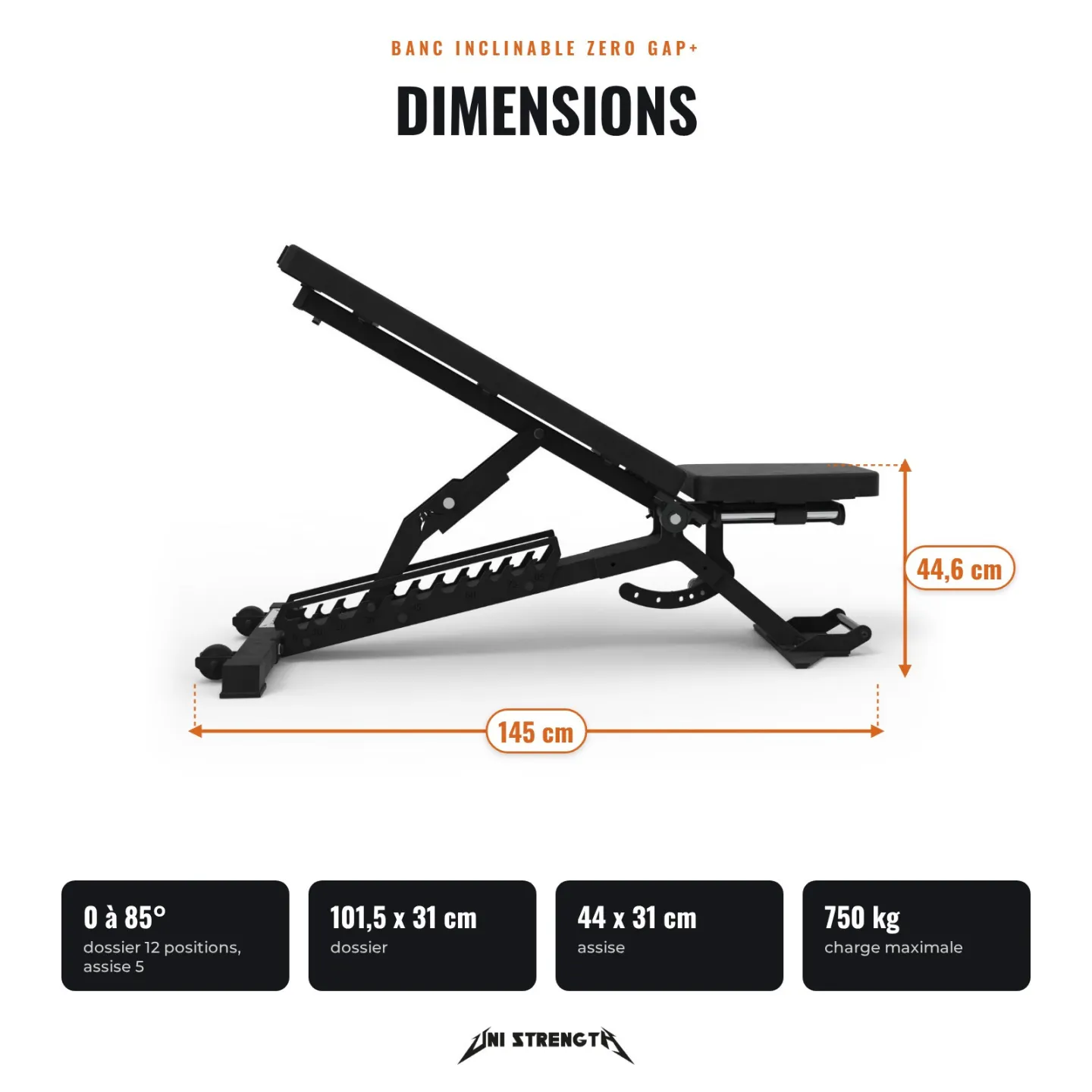 Panca Regolabile, Panca Palestra Zero Gap + - vista 5