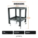 Ständer für verstellbare Kurzhanteln aus Stahl | Stabiles Rack 4 bis 36 kg - Ansicht 3