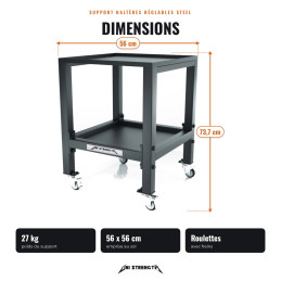 Adjustable Steel Dumbbell Stand | Stable Rack 4–36 kg