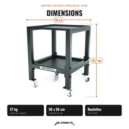 Support pour Haltères Réglables en Acier | Rack stable 4–36 kg