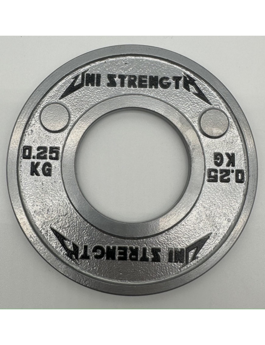 Placas Calibradas UF de 0.25 kg (x2)