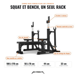 Combo Rack Powerlifting economico