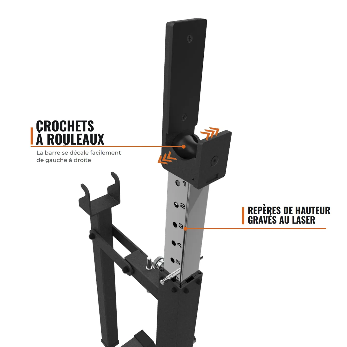 Combo Rack Powerlifting abordable, Squat & Développé Couché - vue 3