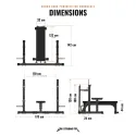 Preiswertes Powerlifting Combo Rack - Ansicht 6