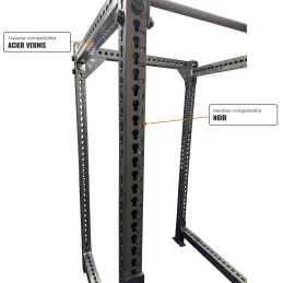CS-1 rack crossmembers 76 cm compatibility holes black