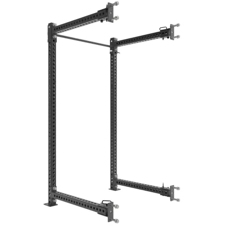 Klapprack CS-1, Wand-Squat-Rack für Kniebeugen, Klimmzüge und Dips