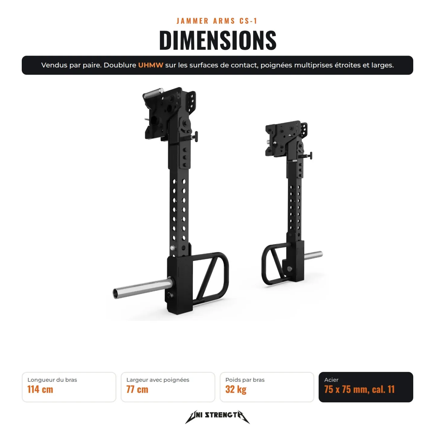 Bracci Jammer per rack CS-1 - vista 12