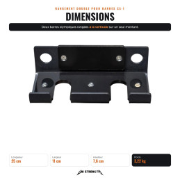 CS-1 Double Storage for Olympic Bars