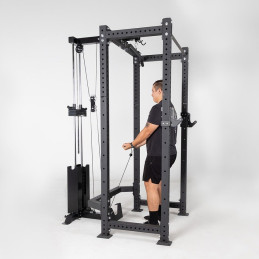 CS-1 hoher/tiefer Seilzug an der Rack-Rückseite