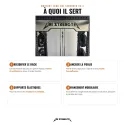 CS-1 Montant logo Uni Strength pour rack - vue 5
