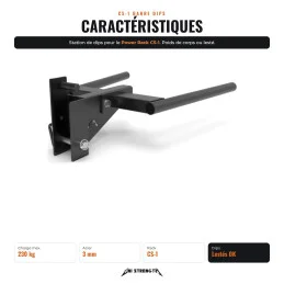 CS-1 Barre Dips - vue 2