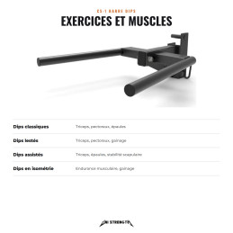 Barre per dip CS-1 - vista 2