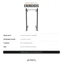 Rack pliable CS-1, rack à squat mural pour squat, traction et dips - vue 9
