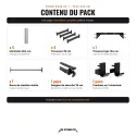 Power Rack CS-1 204 cm, 4 Pfosten, Tiefe 76 cm | Komplettset - Ansicht 2